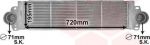 Van Wezel 58004233 интеркулер на VW TRANSPORTER V c бортовой платформой/ходовая часть (7JD, 7JE,