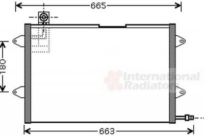 Van Wezel 58005146 конденсатор, кондиционер на VW GOLF IV Cabriolet (1E7)