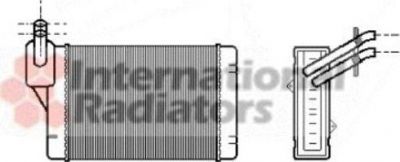 Van Wezel 58006069 теплообменник, отопление салона на SKODA OCTAVIA Combi (1U5)