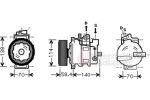 Van Wezel 5800K265 компрессор, кондиционер на VW TOUAREG (7P5)