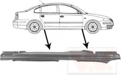 Van Wezel 5836104 накладка порога на VW PASSAT Variant (3B6)