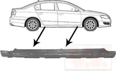 Van Wezel 5839104 накладка порога на VW PASSAT Variant (3C5)