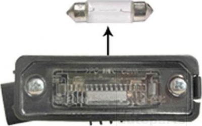 Van Wezel 5839920 фонарь освещения номерного знака на VW PASSAT (3C2)