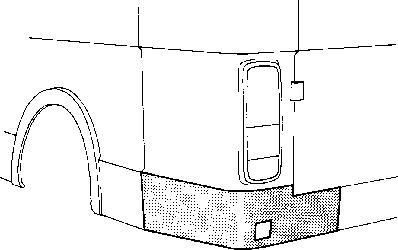Van Wezel 5858132 боковина на VW LT 28-35 I автобус (281-363)