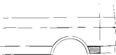 Van Wezel 5858144 боковина на VW LT 28-35 I автобус (281-363)