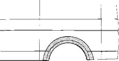 Van Wezel 5858146 боковина на VW LT 28-35 I автобус (281-363)