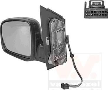 Van Wezel 5867807 наружное зеркало на VW CADDY III фургон (2KA, 2KH, 2CA, 2CH)