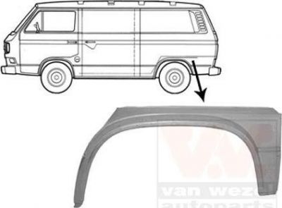 Van Wezel 5870143 боковина на VW TRANSPORTER III фургон