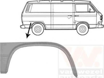 Van Wezel 5870146 боковина на VW TRANSPORTER III фургон