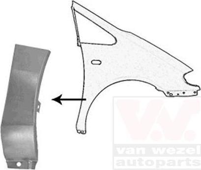 Van Wezel 5878156 крыло на SEAT ALHAMBRA (7V8, 7V9)