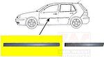 Van Wezel 5888403 облицовка / защитная накладка, дверь на VW GOLF IV (1J1)