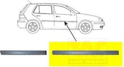 Van Wezel 5888404 облицовка / защитная накладка, дверь на VW GOLF IV (1J1)