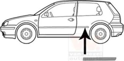 Van Wezel 5888409 облицовка / защитная накладка, боковина на VW GOLF IV (1J1)