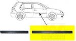Van Wezel 5888424 облицовка / защитная накладка, дверь на VW GOLF IV (1J1)