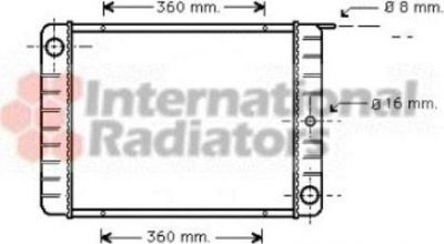 Van Wezel 59002038 радиатор, охлаждение двигателя на VOLVO 240 Kombi (P245)