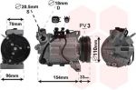Van Wezel 5900K183 компрессор, кондиционер на VOLVO S60 II