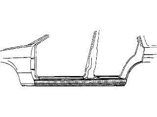 Van Wezel 7620103 накладка порога на SKODA OCTAVIA Combi (1U5)