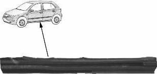 Van Wezel 7625103 накладка порога на SKODA FABIA Combi (6Y5)