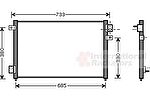 Van Wezel 77005036 конденсатор, кондиционер на JAGUAR S-TYPE (CCX)