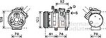 Van Wezel 8100K099 компрессор, кондиционер на SSANGYONG REXTON (GAB_)