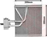 Van Wezel 8100V045 испаритель, кондиционер на CHEVROLET LACETTI (J200)