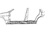 Van Wezel 8105104 накладка порога на DAEWOO MATIZ (KLYA)