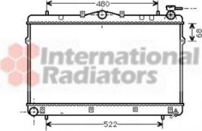 Van Wezel 82002043 радиатор, охлаждение двигателя на HYUNDAI LANTRA II Wagon (J-2)