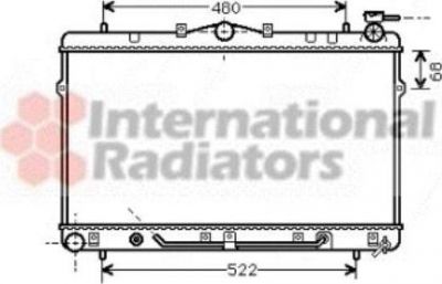 Van Wezel 82002044 радиатор, охлаждение двигателя на HYUNDAI LANTRA II Wagon (J-2)