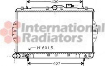 Van Wezel 82002088 радиатор, охлаждение двигателя на HYUNDAI ACCENT I (X-3)