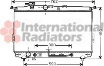 Van Wezel 82002107 радиатор, охлаждение двигателя на HYUNDAI SONATA IV (EF)