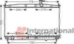 Van Wezel 82002173 радиатор, охлаждение двигателя на HYUNDAI SANTA FE II (CM)