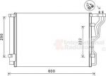 Van Wezel 82005299 конденсатор, кондиционер на HYUNDAI i40 CW (VF)