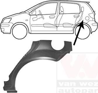 Van Wezel 8251147 боковина на HYUNDAI GETZ (TB)