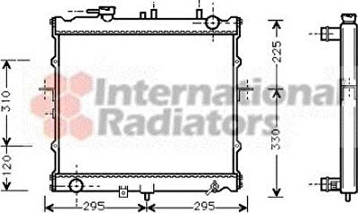 Van Wezel 83002022 радиатор, охлаждение двигателя на KIA RETONA (CE)