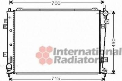 Van Wezel 83002162 радиатор, охлаждение двигателя на KIA CARENS III (UN)