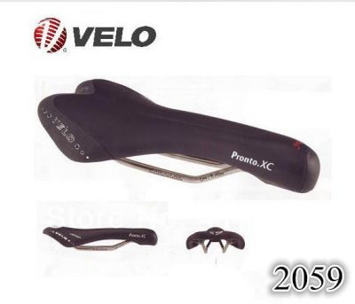 Седло Velo VL-2059 анатом. спорт., титановая рамка