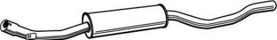 WALKER 04184 предглушитель выхлопных газов на VW SANTANA (32B)