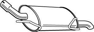 WALKER 22478 глушитель выхлопных газов конечный на OPEL CORSA C фургон (F08, W5L)