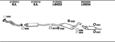 WALKER AD32013 система выпуска ог на AUDI 80 (81, 85, B2)