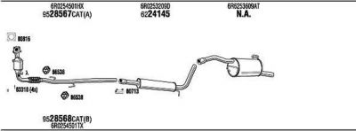 WALKER ADK33303 система выпуска ог на AUDI A1 (8X1, 8XK, 8XF)