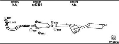 WALKER AR15503 система выпуска ог на ALFA ROMEO 155 (167)