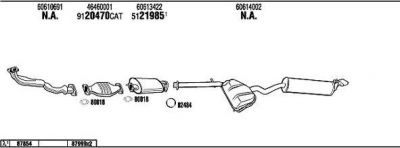 WALKER AR15529 система выпуска ог на ALFA ROMEO 155 (167)