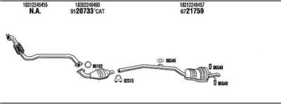 WALKER BW32546A система выпуска ог на 3 (E36)