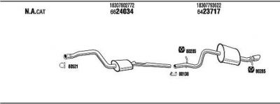 WALKER BWK033388 система выпуска ог на 3 (E90)