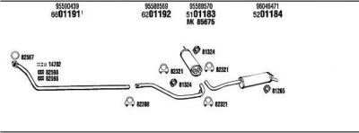 WALKER CI61066 система выпуска ог на CITROEN BX (XB-_)