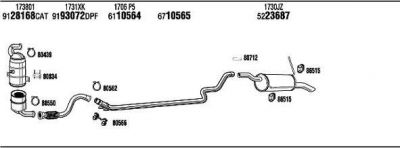 WALKER CIK006442A система выпуска ог на CITROEN C4 Picasso I (UD_)