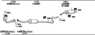 WALKER CIK023183AA система выпуска ог на CITROEN C3 I (FC_)