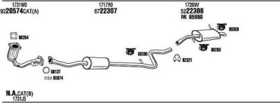 WALKER CIK023183AB система выпуска ог на CITROEN C3 I (FC_)