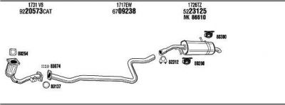 WALKER CIP16330B система выпуска ог на CITROEN C3 I (FC_)