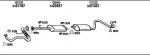 WALKER FO80131 система выпуска ог на FORD TRANSIT c бортовой платформой/ходовая часть (E_ _)